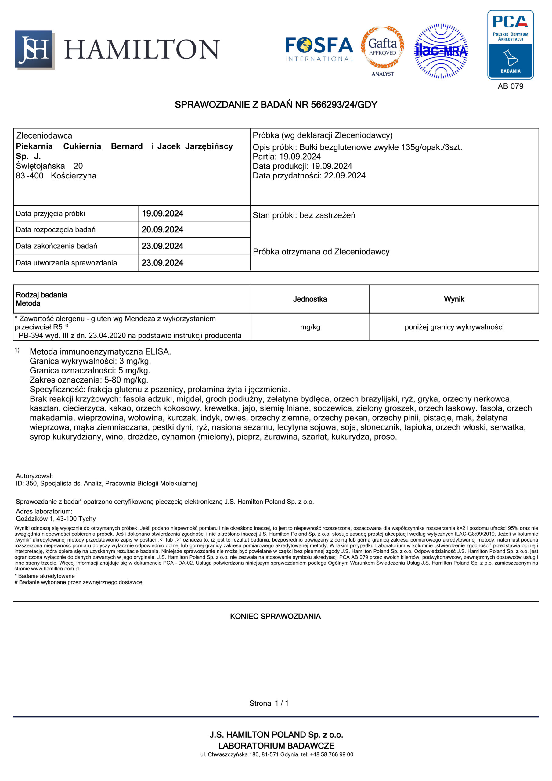 bułki bezglutenowe zwykłe