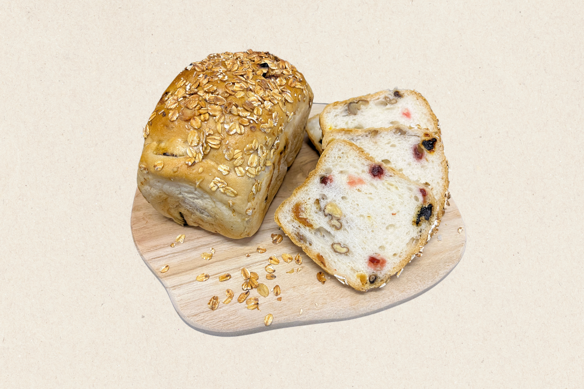 chleb bezglutenowy świąteczny z bakaliami 250g